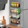 Magnetic Spice Rack for Refrigerator,Magnetic Shelf Fridge Organizer for Kitchen,