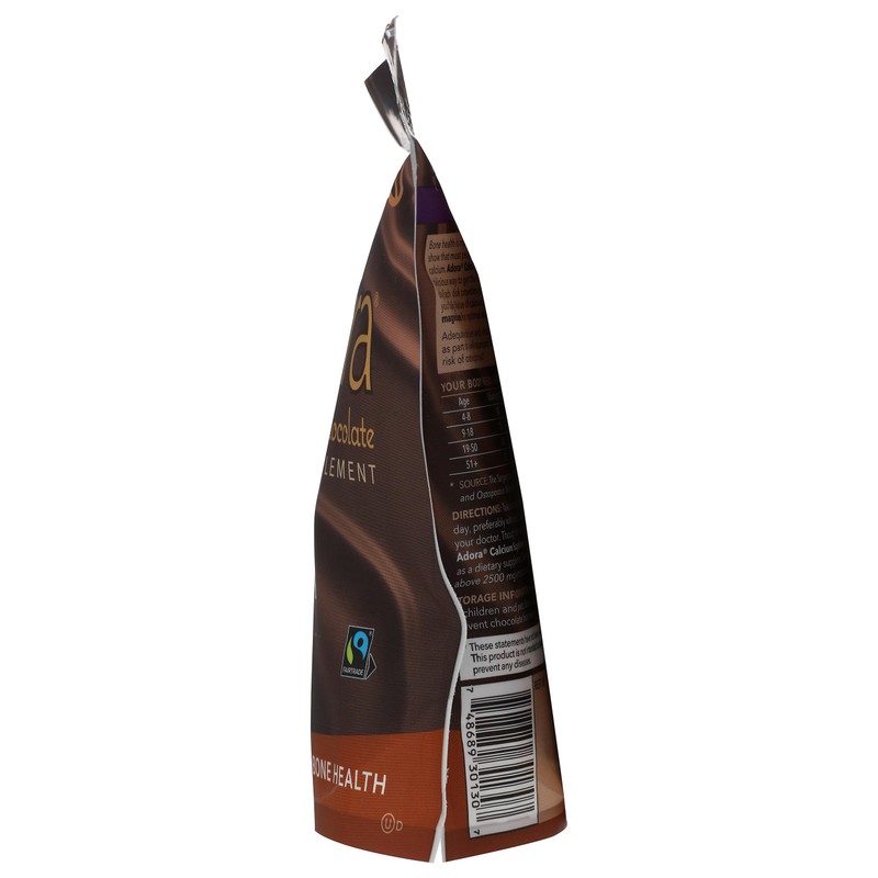Adora, Calcium Disks Milk Chocolate, 30 Count