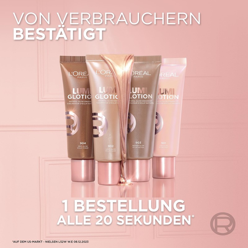 L'Oréal Paris Lumi Glotion, Multi-Use Liquid Highlighter for Face and