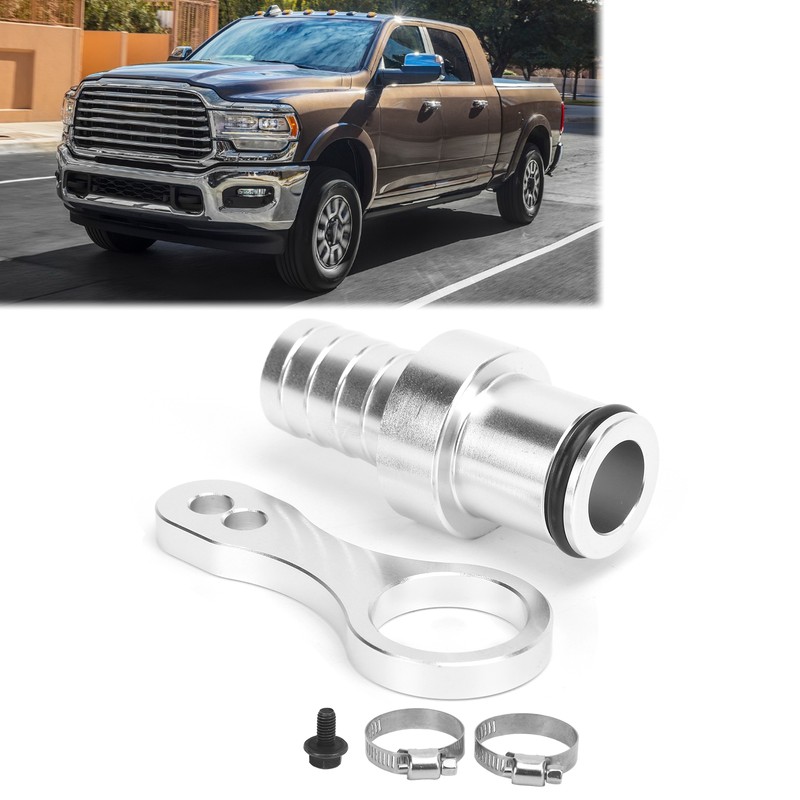 Coolant Bypass Hose Barb Adapter Kit Replacement for Dodge Ram