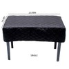 ESYUEL Piano Stool Single Chair Bench Cover with Quilted Diamond