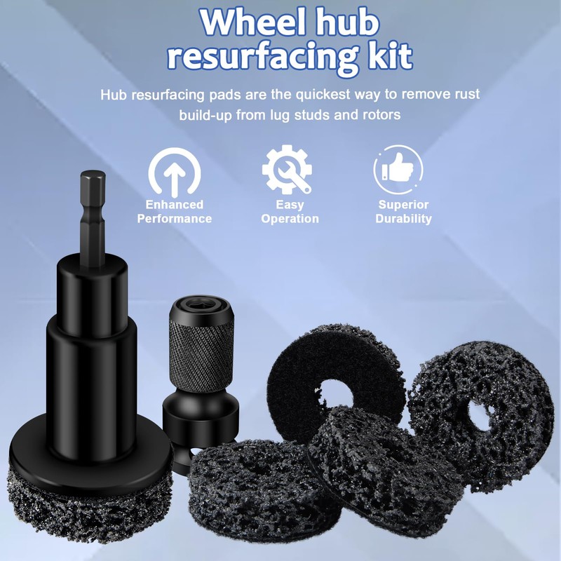 Wheel Hub Cleaning Kit, Wheel Hub Resurfacing Kit, Brake Hub