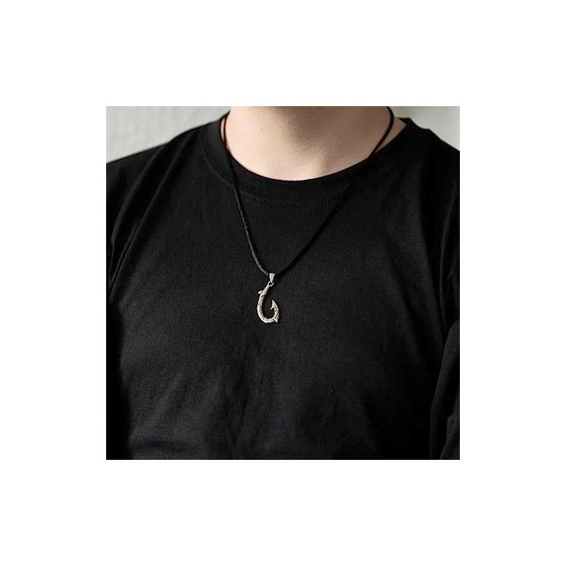MATERIA by Matthias Wagner KA-23 Men's Pendant 925 Silver Fishing