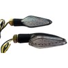 MotorToGo Black Sequential Turn Signals LED Turn Signals Blinkers Indicators