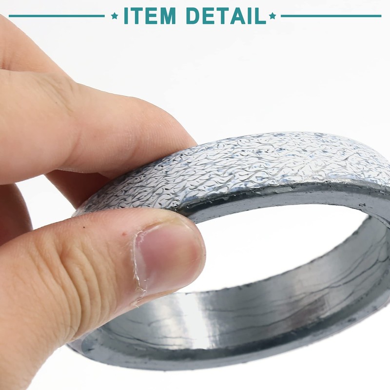 ACROPIX Exhaust Donut Gasket Universal 60mm Inner Diameter 1 Piece