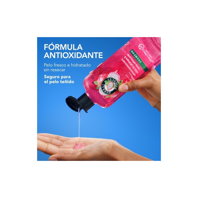 Herbal Essences Shampoo Limpieza Refrescante 400 ml