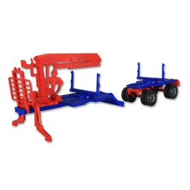 Kibri 12251 - H0 Doll Langholzaufbau mit Nachläufer