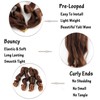 XGY Hair French Curly Braiding Hair 18 Inch 5 Packs