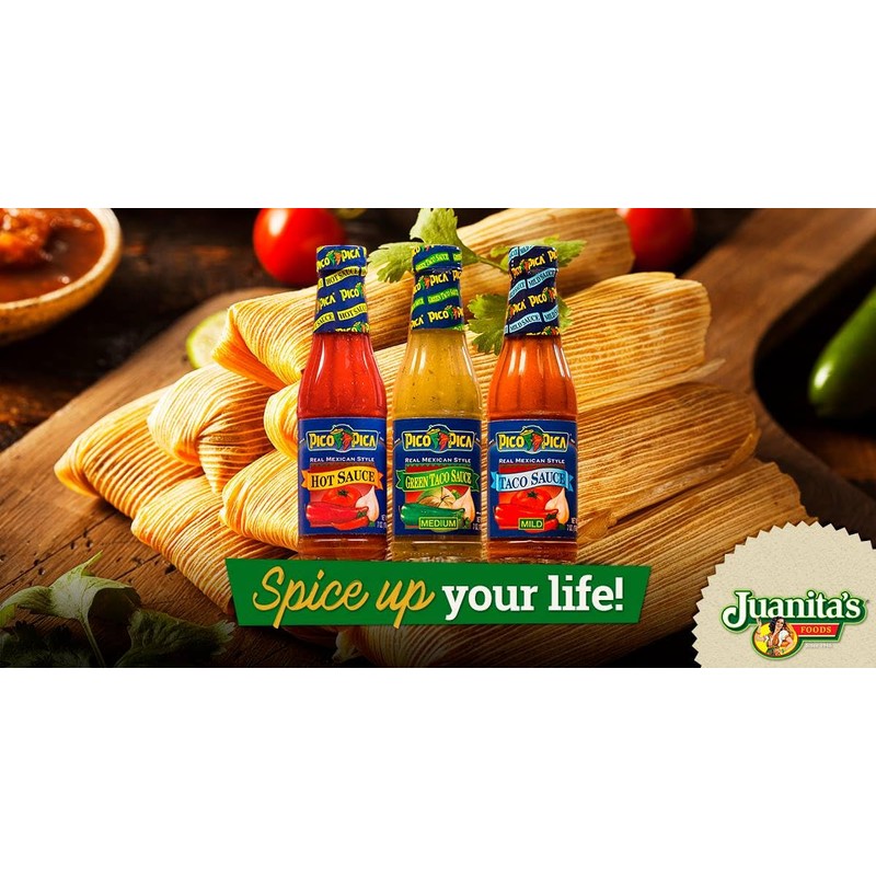 Pico Pica Mexican Style Hot Sauce, 15.5oz, (Pack of 3)