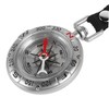 Totority Portable Keychain Compass for Outdoor Navigation Wear Resistant Zinc