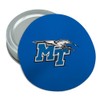 Graphics & More Middle Tennessee State Primary Logo Round Rubber