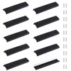 MOROBOR 10 Pack Finger Edge Pull, Self-Stick Instant Cabinet Drawer