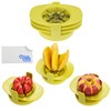 Apple/Tomato/Mango Cutters - Set of 3 - Sturdy Base Keeps