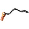 Tusk Folding Shift Lever Black/Orange Tip Compatible with KTM 65