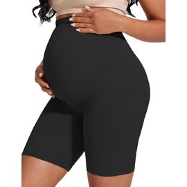 abkylie Maternity Dress Maternity Clothes Maternity Shapewear Underwear for Dresses Maternity Panties Pregnancy Shape wear Maternity Slips for Under Dresses Pregnancy Essentials (Black L)