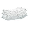 Restaurantware Vetri 8.9 x 6.7 x 1.8 Inch Glass Serving
