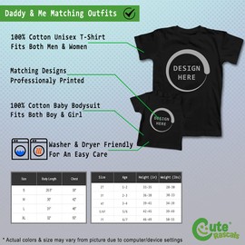 Father's Day Dad and Son Matching Outfits Clothes Bicycle Bike Cycle - Balance Bike Bicycle Cotton Dad Large Toddler 2T Black