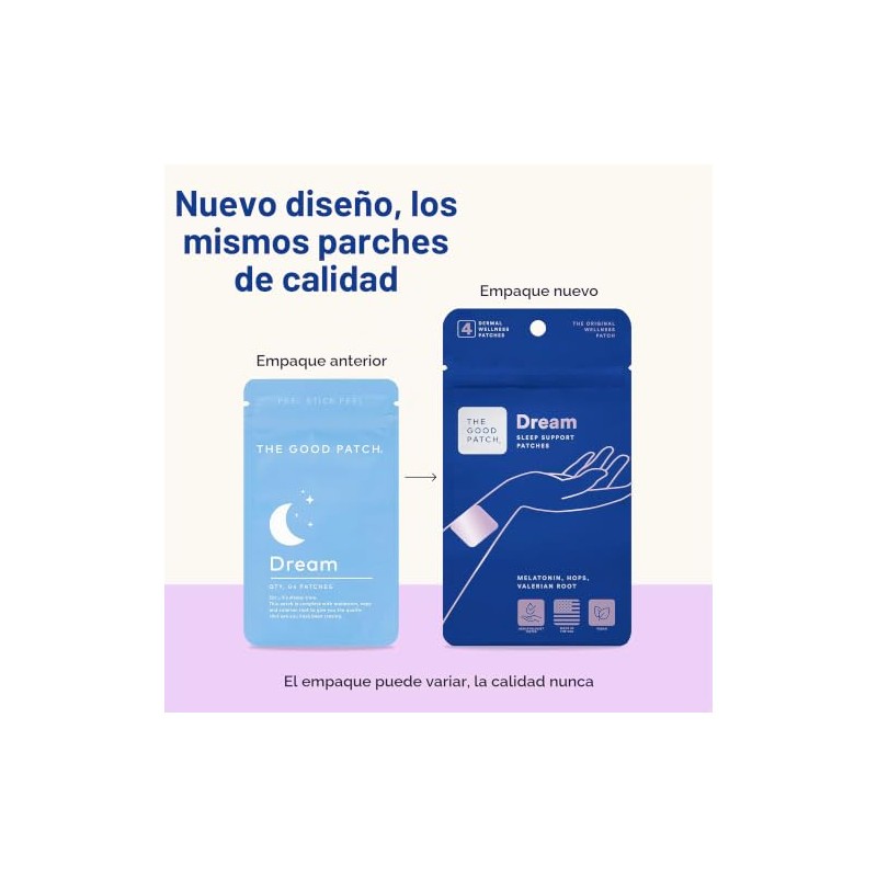 El parche Good Patch Dream promueve un sueño reparador con