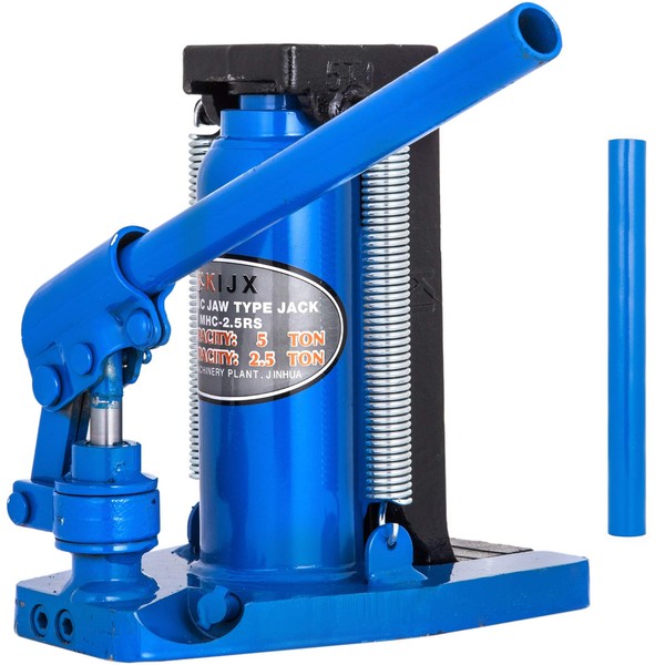 Mophorn Toe Jack Lift Hydraulic Machine Toe Jack Lift Air Hydraulic Toe Jack Proprietary Heat-Treated Steel (2.5-5Ton Blue)