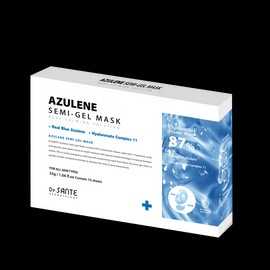 Sante Dr. Sante Azulene Semi-Gel Mask Pack Soothing Moisture Pack 1 box 10 sheets / 닥터상떼 아줄렌 세미겔 마스크팩 진정 수분팩 1박스 10매