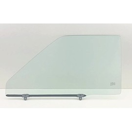 Driver Left Side Door Window Door Glass W/O Vent Style Compatible with Toyota Pickup 1984-1988 / 4Runner 1985-1989 Models