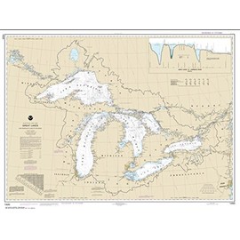 NOAA Chart 14500-Great Lakes by East View Geospatial