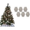 Christmas Tree Decoration Baubles Snowflakes Droplet Garland Heart Set 35pc
