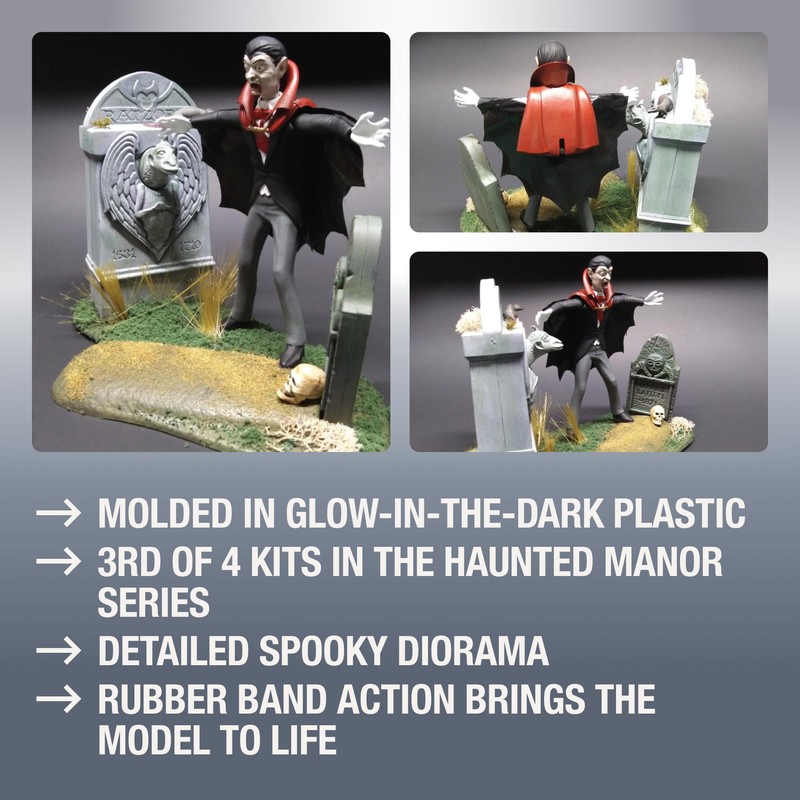 Polar Lights POL977/12 1/12 Haunted Manor: Flight of The Vampire