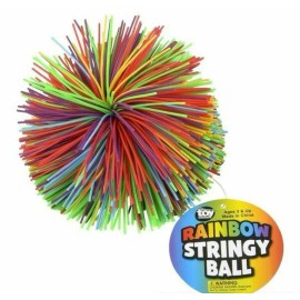 OddzOn 3.5"  STRINGY BALL Toy Fidget Rubber (koosh like) Stress Relax