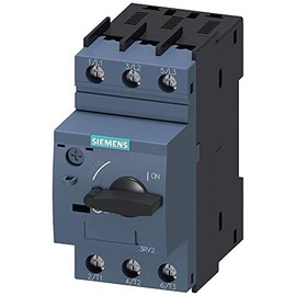 Siemens Sirius 3RV20111FA10 Motor Starter Protector, Manual Motor Starter, 3.5 to 5A FLA Adjustment Range, Size S00, Class 10 Overload Trip, Screw Terminal