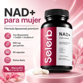 Nad Mujer Energía Celular Coq10 Resveratrol 60 Caps                                                                                                   