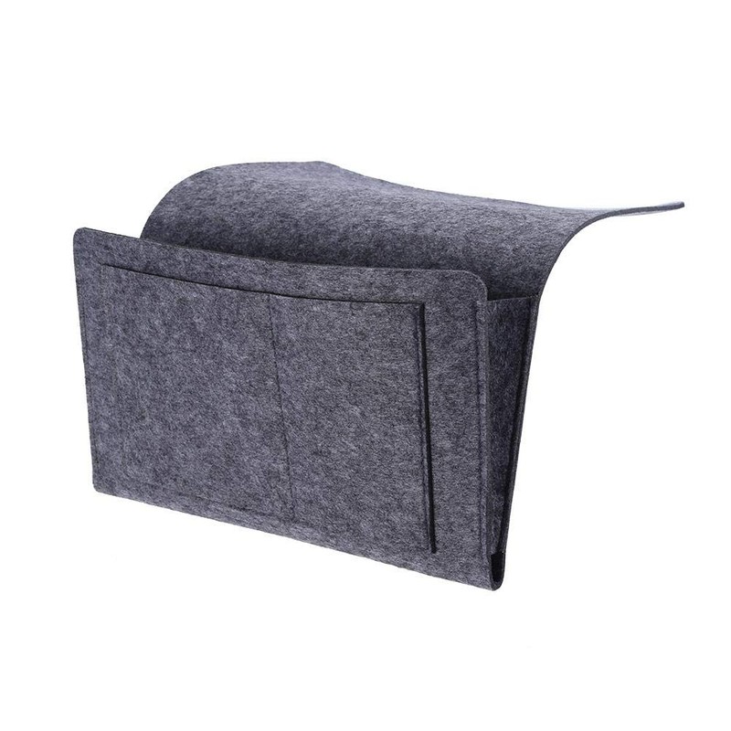 Garsent Remote Control Organiser Bag Felt Bed Sofa Storage Bag