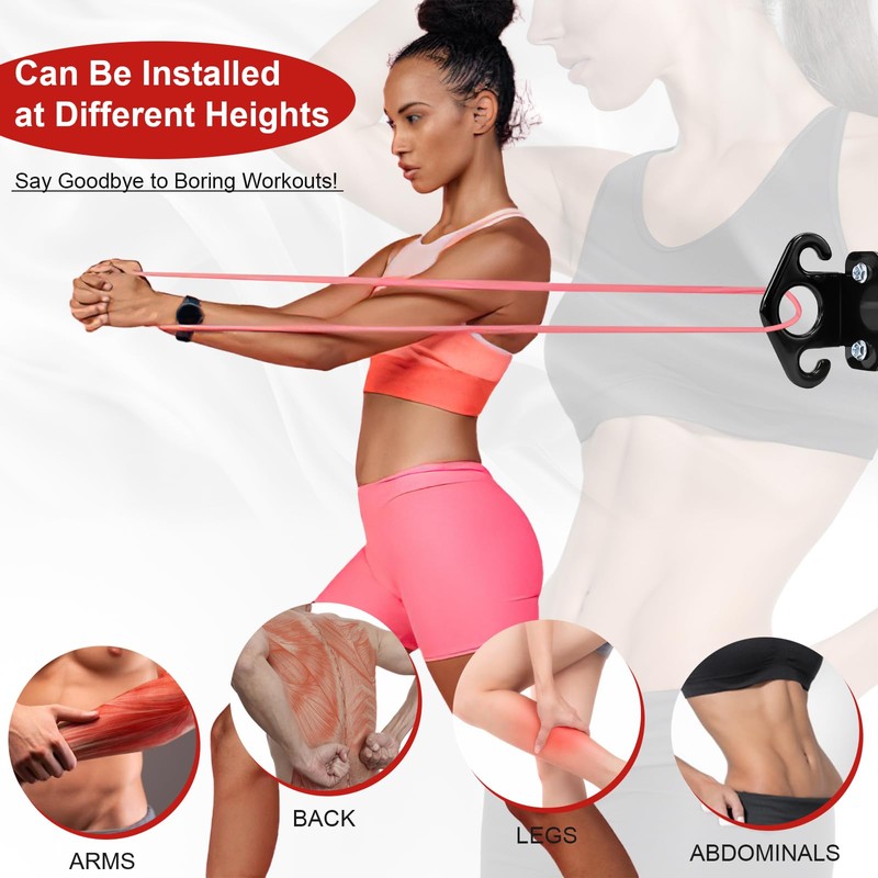 3 Pack Wall Mount Workout Anchor for Resistance Bands Heavy