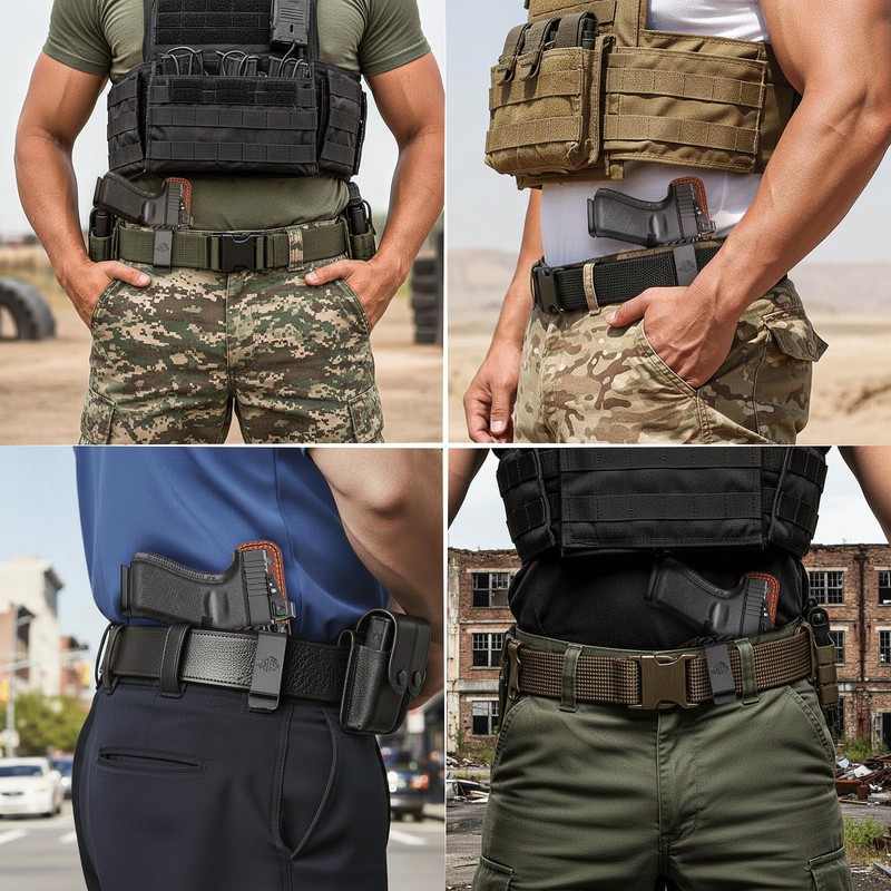 FUNANASUN IWB Holster for Glock 19 19X 45 | Carbon