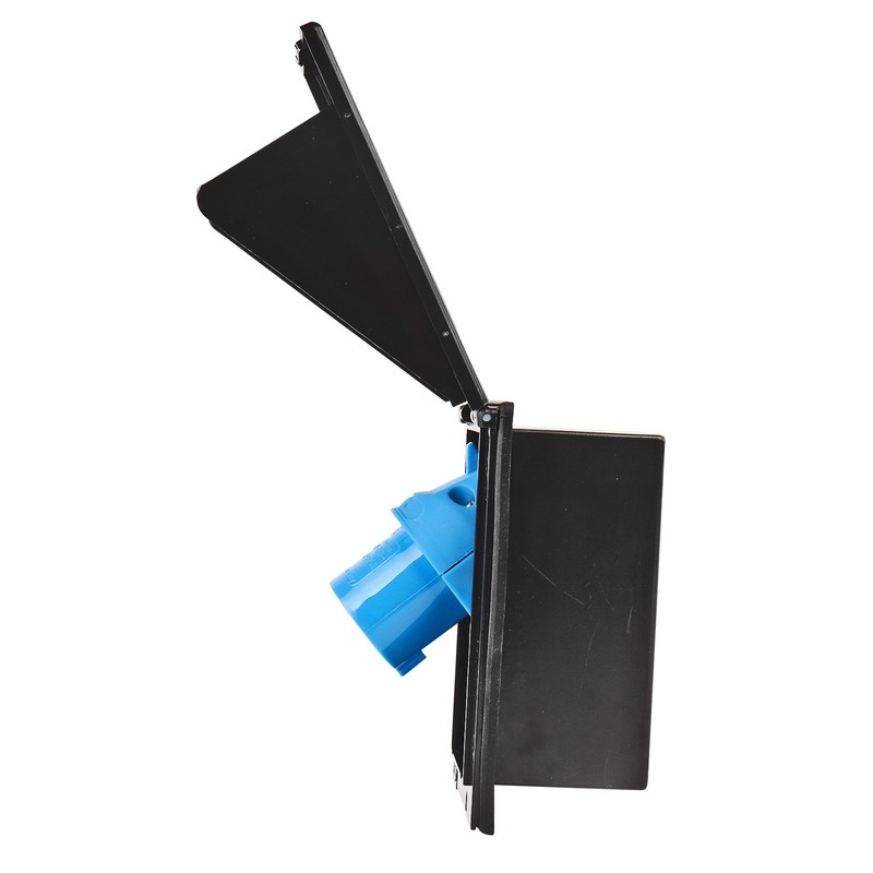 wamovo CEE Outdoor Socket Black Splash-Protected 200-250 V 16 A