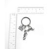 New York theme keychain. Includes Includes New York State, New