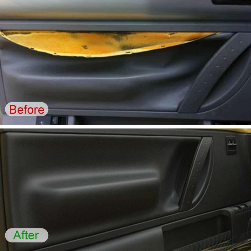 SecosAutoparts Pair Black Door Panel Replacement Armrest Cover Compatible with
