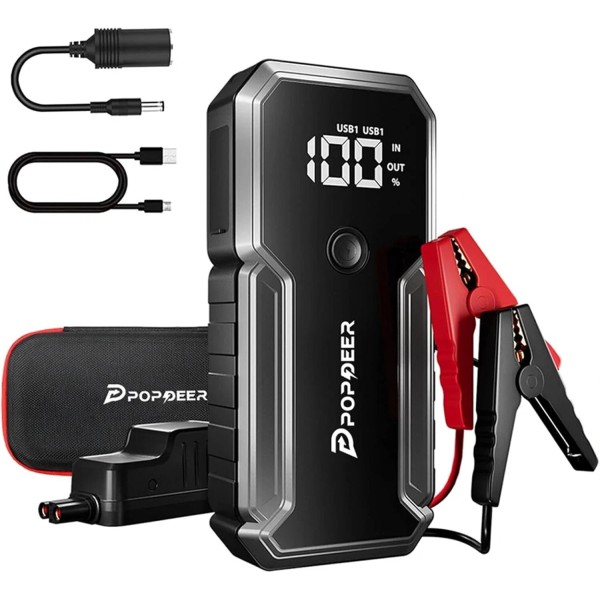 POPDEER Car Battery Jump Starter, 3000A Jump Box for Car