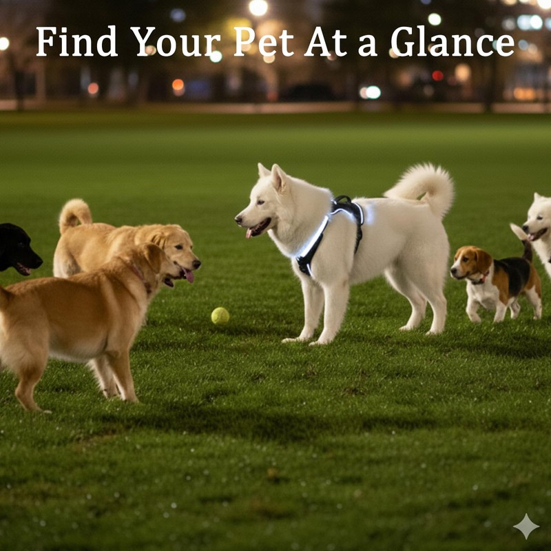 Light Up Dog Harness for Medium/Large Dogs