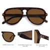SOJOS SJ2255 - anteojos de sol estilo aviador retro para