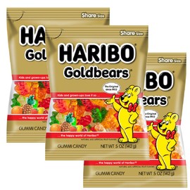 Gold Bears, 5oz Gummy Bag (3 Pack)