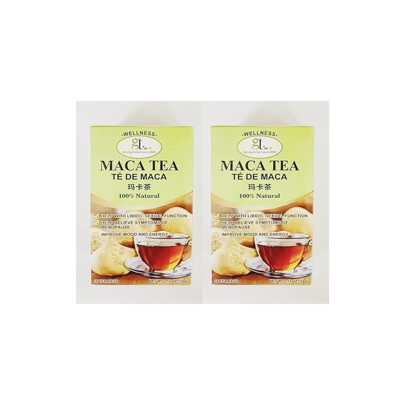 Wellness Maca Tea, 100% Natural, 16 Tea Bags, 1.13 oz,