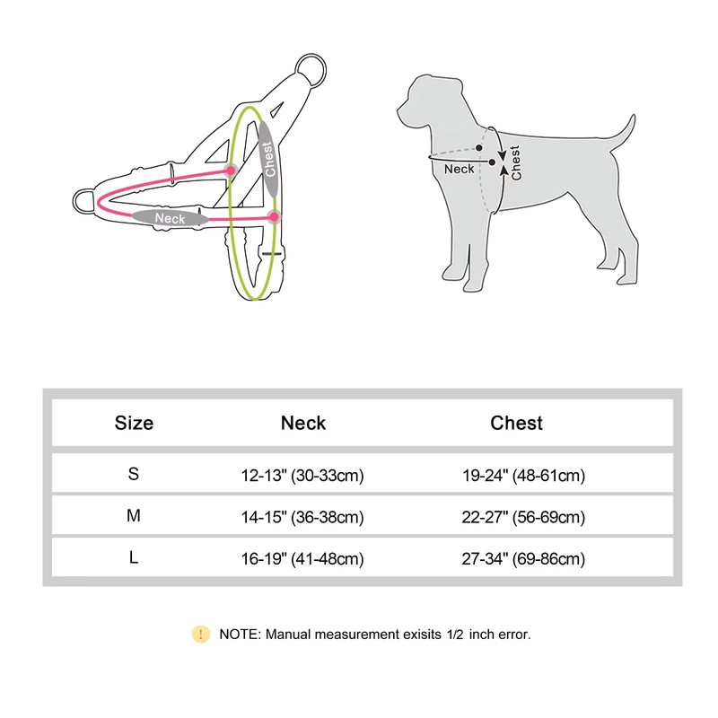 Didog No Pull Dog Harness with Soft Padded Handle, Quick
