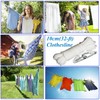 BanYakong Clothesline Clothes Drying Rope Portable Travel Clothesline Adjustable for