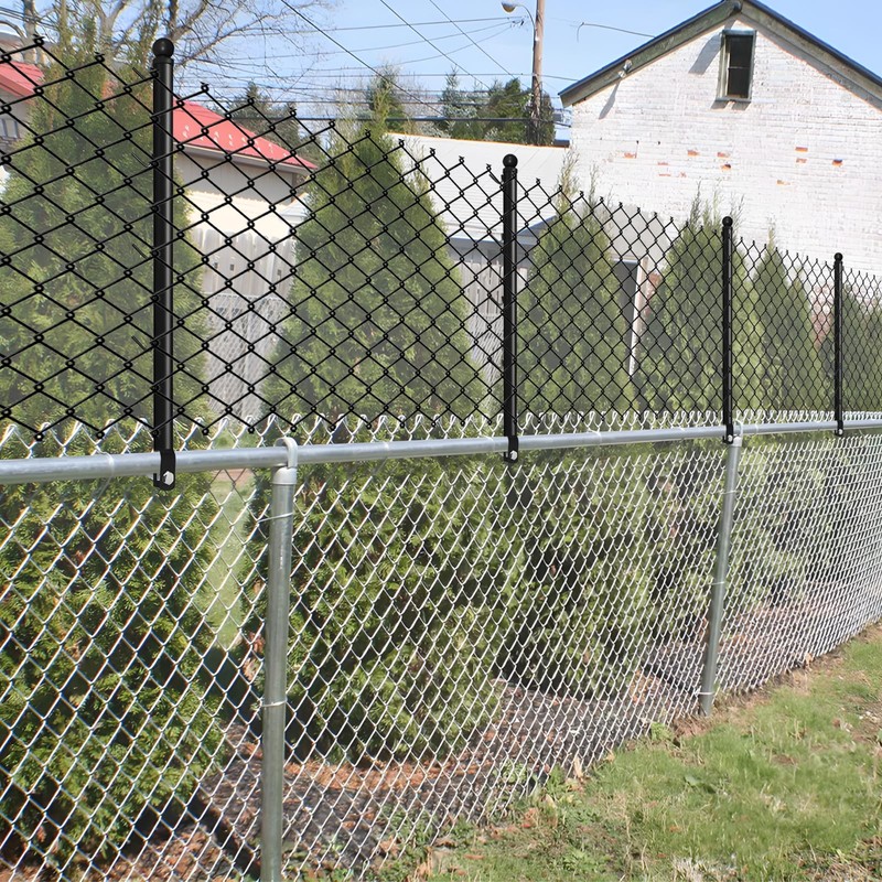 10 Pack Barbwire Arm Extensions for Chain Link Fence, 25"