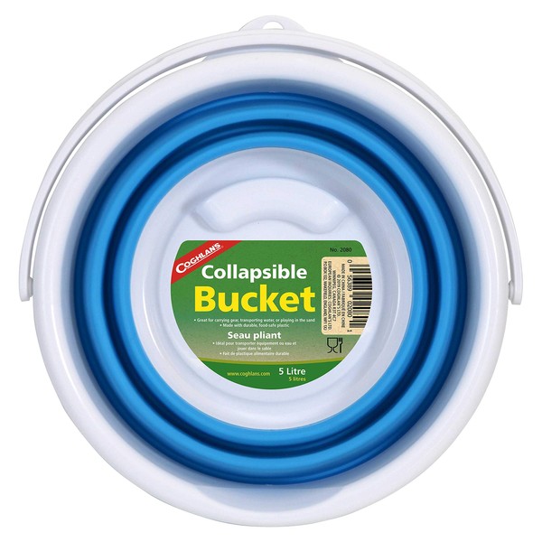 Coghlan´s 2080 Cubeta Plegable Collapsible Bucket, 5 L, Azul