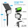 VOLISUN Solar Spotlight Outdoor, IP67 Waterproof Solar Landscape Spot Lights，Uplights