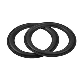 2 Pieces 8 Inch Speaker Anti-Aging Rubber Edge Surround Rings - Replacement Parts