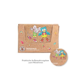 TRENDHAUS ABC Champions 956347 Educational Game "Learn Numbers", Numbers from 0-20, Educational Playing Cards for Children from 4 Years, 10 cm x 4 cm x 6.5 cm