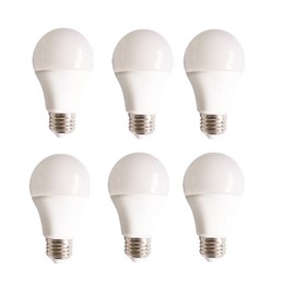 Elitco Lighting A19LED801-6PK Household-Light-Bulbs LED A19, 3000K, 160°, CRI80, UL, 10W, 60W Equivalent, 15000HRS, LM800, Non-DIMMABLE, 3 Years Warranty, Input Voltage 120V 6 Pack